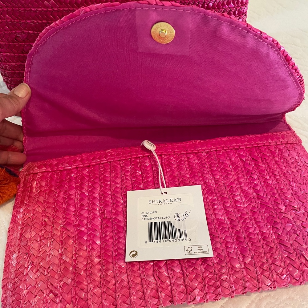 Bundle 2 (Wheat Straw top handle and clutch bags) - Picture 15 of 16
